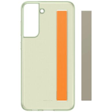 Защитный чехол Clear Strap Cover для Samsung Galaxy S21 FE (G990) EF-XG990CMEGRU - Green