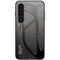 Защитный чехол Deexe Gradient Color для Samsung Galaxy S23 - Black / Grey