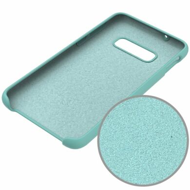 Защитный чехол Deexe Silicone Case для Samsung Galaxy S10 (G973) - Blue