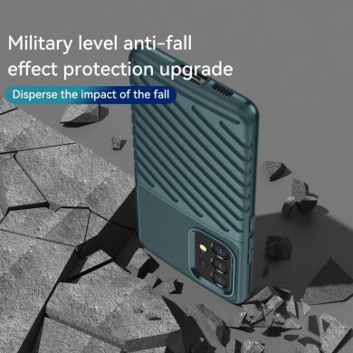 Защитный чехол Deexe Thunder Series для Samsung Galaxy A53 - Green