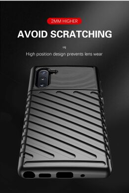 Защитный чехол Deexe Thunder Series для Samsung Galaxy Note 10 (N970) - Green