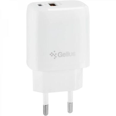 Сетевое зарядное устройство Gelius Pro X-Duo QC3.0 + PD 20W (GP-HC014) - White