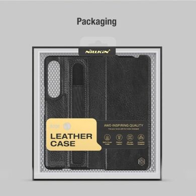 Защитный чехол NILLKIN Aoge Leather Case для Samsung Galaxy Fold 4 - Brown