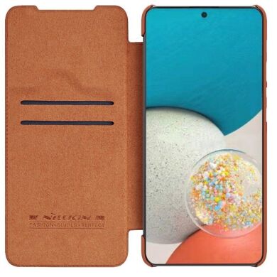 Чехол-книжка NILLKIN Qin Pro для Samsung Galaxy A53 (A536) - Brown