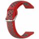 Ремешок Deexe Dual Color для часов с шириной крепления 20мм - Red / Grey. Фото 3 из 8