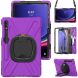 Защитный чехол Deexe Hand Grip X для Samsung Galaxy Tab S7 FE / S7 Plus / S8 Plus / S9 Plus (T730/736/800/806/970/975/810/816) - Black / Purple. Фото 3 из 5