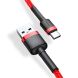 Кабель Baseus Cafule USB to Type-C (3A, 0.5m) CATKLF-A09 - Red. Фото 4 из 18