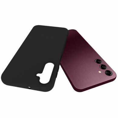 Силиконовый (TPU) чехол Deexe Matte Case для Samsung Galaxy A25 (A256) - Black