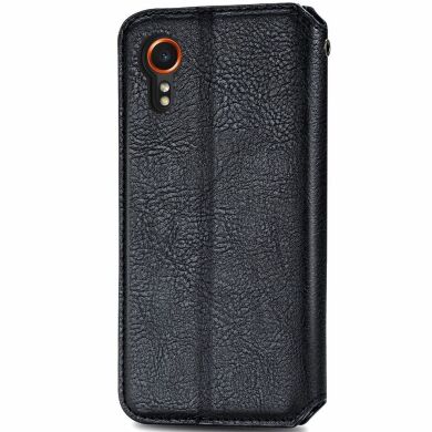 Чохол Deexe Rhombus Wallet для Samsung Galaxy Xcover 7 (G556) - Black