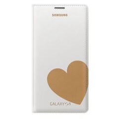 Чохол Flip Wallet Craft Style для Samsung Galaxy S5 (G900) EF-WG900R - Heart Pattern B