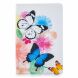 Чехол-книжка Deexe Pattern Style для Samsung Galaxy Tab S7 (T870/875) / S8 (T700/706) - Colorful Butterflies. Фото 2 из 9