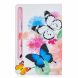 Чехол-книжка Deexe Pattern Style для Samsung Galaxy Tab S7 (T870/875) / S8 (T700/706) - Colorful Butterflies. Фото 3 из 9