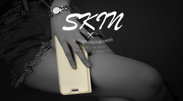 Чехол-книжка DUX DUCIS Skin Pro для Samsung Galaxy M30 (M305) / A40s (A407) - Rose Gold