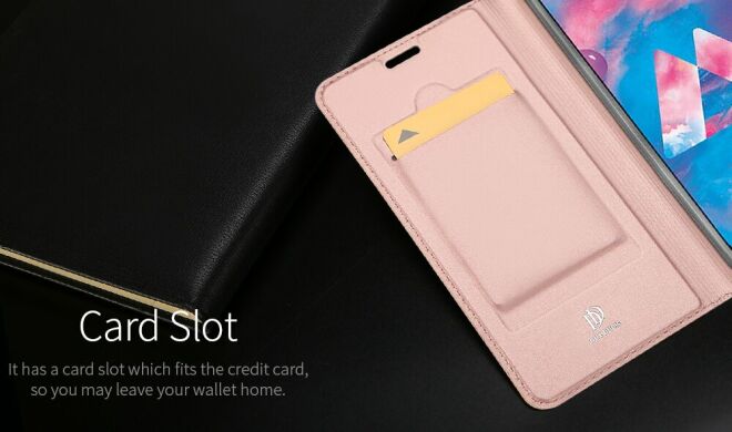 Чохол-книжка DUX DUCIS Skin Pro для Samsung Galaxy M30 (M305) / A40s (A407), Rose Gold