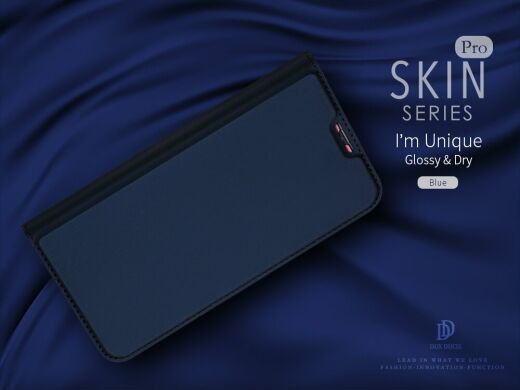 Чехол-книжка DUX DUCIS Skin Pro для Samsung Galaxy M30 (M305) / A40s (A407) - Dark Blue