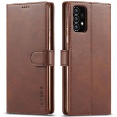 Чехол LC.IMEEKE Wallet Case для Samsung Galaxy A53 - Dark Brown