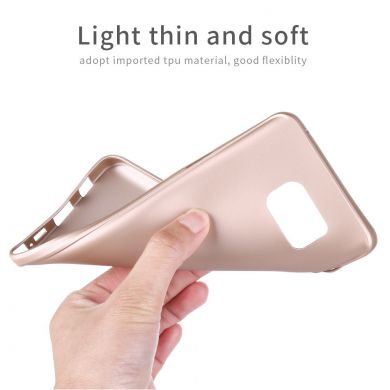 Силиконовый (TPU) чехол X-LEVEL Matte для Samsung Galaxy Note 5 - Gold