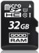 Карта памяти MicroSD GOODRAM 32GB 10 class UHS-I + адаптер. Фото 2 из 2