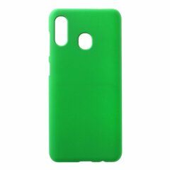 Пластиковый чехол Deexe Hard Shell для Samsung Galaxy A30 (A305) - Green