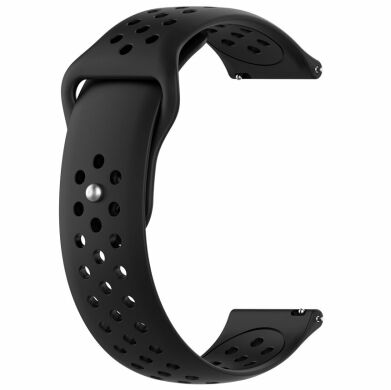 Ремешок Deexe Dot Style для часов с шириной крепления 20мм - Black