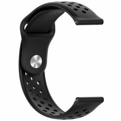 Ремешок Deexe Dot Style для часов с шириной крепления 20мм - Black