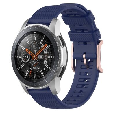 Ремешок UniCase Dot Pattern для Samsung Galaxy Watch 3 (45mm) - Dark Blue