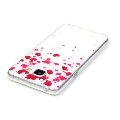 Силиконовый (TPU) чехол Deexe Pretty Glossy для Samsung Galaxy A5 2016 (A510) - Heart Pattern