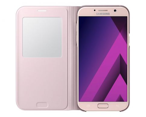 Чехол-книжка S View Standing Cover для Samsung Galaxy A7 2017 (A720) EF-CA720PPEGRU - Pink
