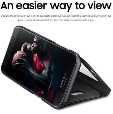 Чохол-книжка S View Standing Cover для Samsung Galaxy A7 2017 (A720) EF-CA720PBEGRU - Gold
