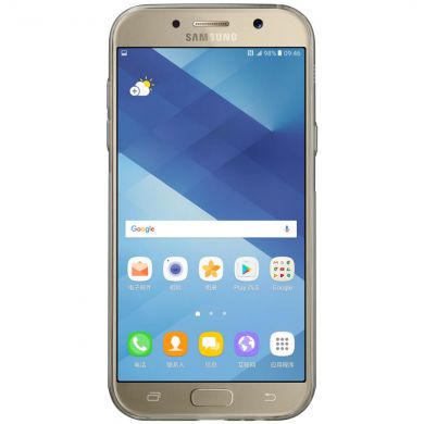 Силиконовый (TPU) чехол NILLKIN Nature для Samsung Galaxy A7 2017 (A720) - Gray