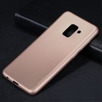 Силіконовий (TPU) чохол X-LEVEL Matte для Samsung Galaxy A8 2018 (A530), Рожеве золото