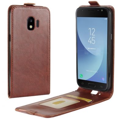 Чехол Deexe Flip Case для Samsung Galaxy J2 2018 (J250) - Brown