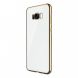 Cиликоновый (TPU) чехол Deexe Glossy Border для Samsung Galaxy S8 Plus (G955) - Gold. Фото 2 из 2