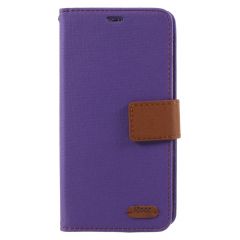 Чехол-книжка ROAR KOREA Cloth Texture для Samsung Galaxy S9 (G960) - Purple