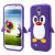 Силиконовая накладка Deexe Penguin Series для Samsung Galaxy S4 (i9500) - Violet