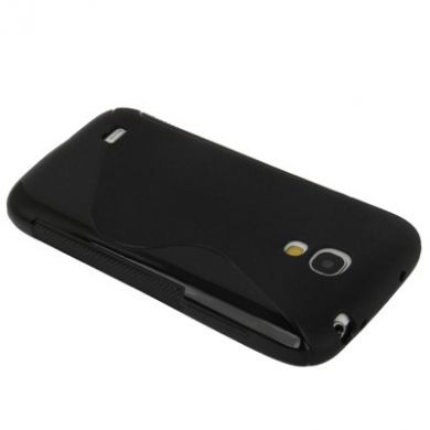 Силиконовая накладка Deexe S Line для Samsung Galaxy S4 mini (i9190/9192) - Black