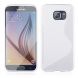 Силиконовая накладка Deexe S Line для Samsung Galaxy S6 (G920) - White. Фото 1 из 2