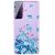 Силиконовый (TPU) чехол Deexe Pretty Glossy для Samsung Galaxy S21 FE (G990) - Blue Butterfly
