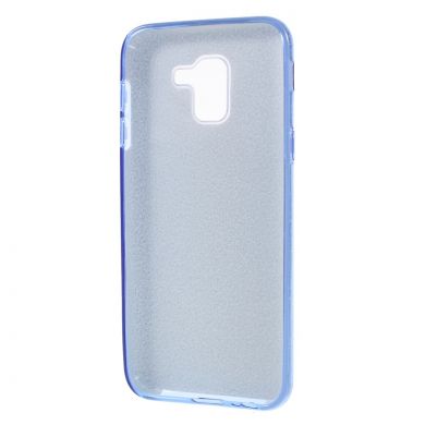 Силиконовый (TPU) чехол UniCase Glitter Cover для Samsung Galaxy J6 2018 (J600) - Blue