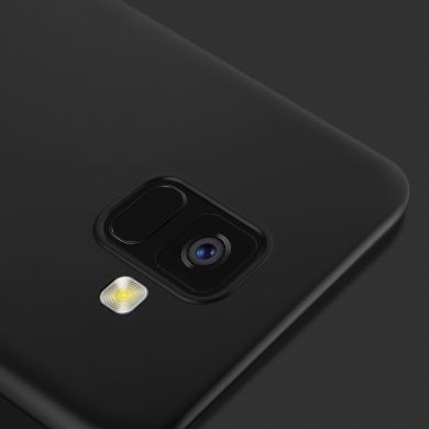 Силиконовый (TPU) чехол X-LEVEL Matte для Samsung Galaxy A6 2018 (A600) - Black