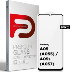 Защитное стекло ArmorStandart Pro 5D для Samsung Galaxy A05 (A055) / A05s (A057) - Black