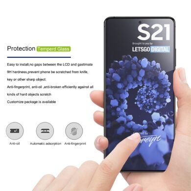 Защитное стекло MOCOLO Full Glue Cover для Samsung Galaxy S21 - Black