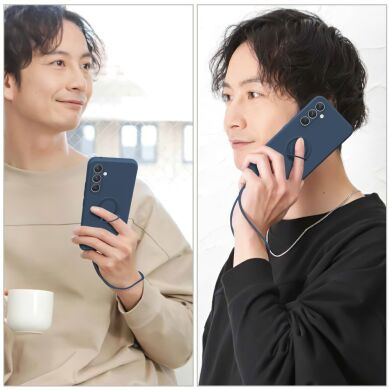 Защитный чехол Deexe Color Shell для Samsung Galaxy S23 FE - Dark Blue