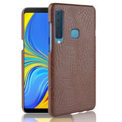 Защитный чехол Deexe Croco Style для Samsung Galaxy A9 2018 (A920) - Coffee