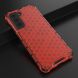 Защитный чехол Deexe Honeycomb Series для Samsung Galaxy S21 FE (G990) - Red. Фото 4 из 6