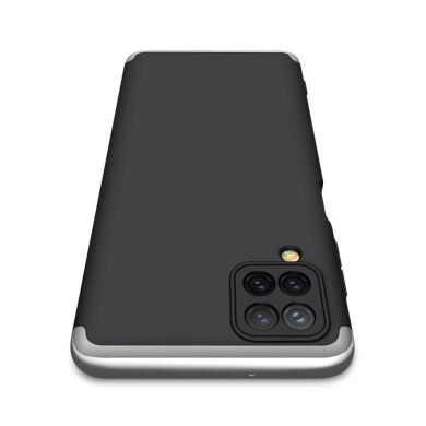 Защитный чехол GKK Double Dip Case для Samsung Galaxy A12 (A125) / A12 Nacho (A127) - Black / Silver