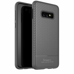 Защитный чехол IPAKY Carbon Fiber для Samsung Galaxy S10e (G970) - Grey
