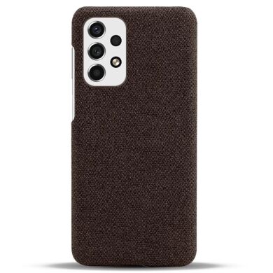 Защитный чехол KSQ Cloth Style для Samsung Galaxy A53 - Brown