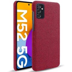 Захисний чохол KSQ Cloth Style для Samsung Galaxy M52 (M526) - Red