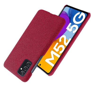 Защитный чехол KSQ Cloth Style для Samsung Galaxy M52 (M526) - Red